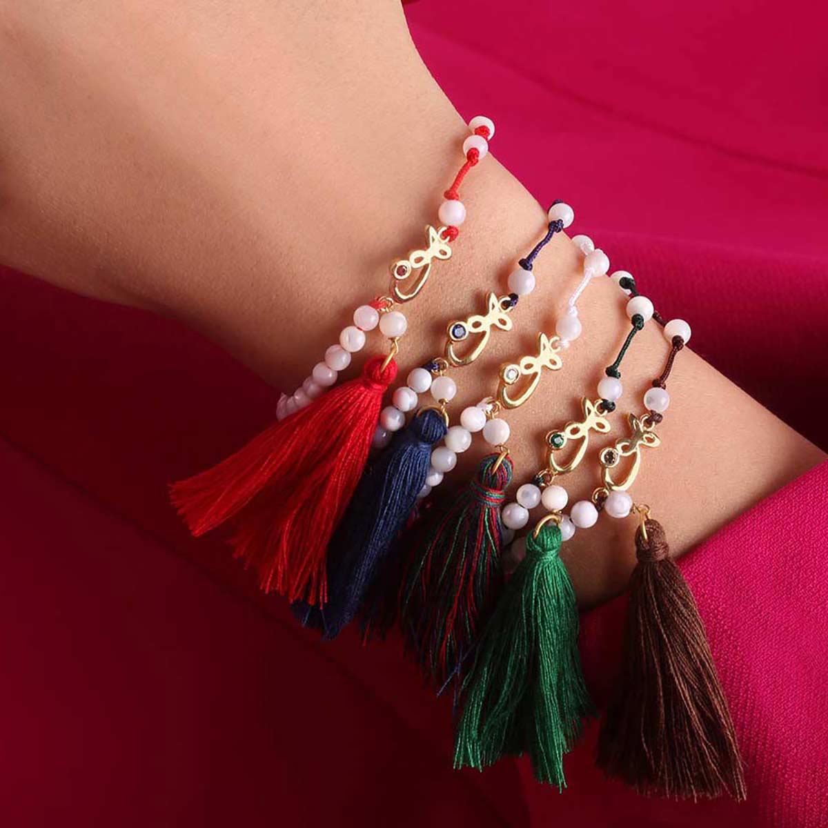 دستبند سنگی  کد BSH020