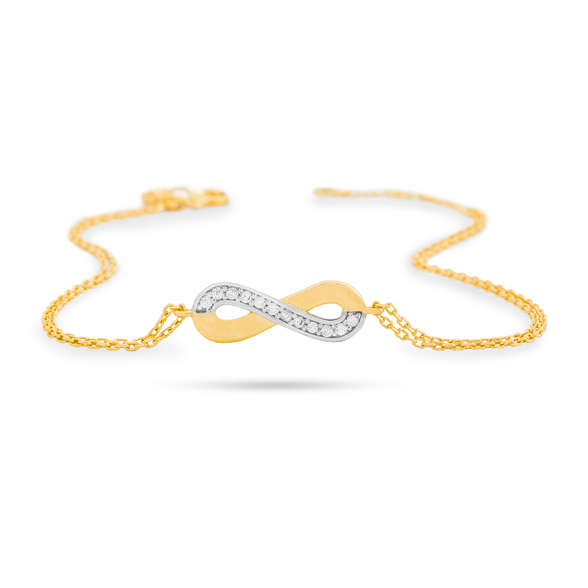 دستبند زنجير طلا  کد RS-185