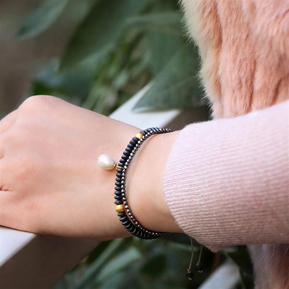 دستبند سنگی  کد BSH034