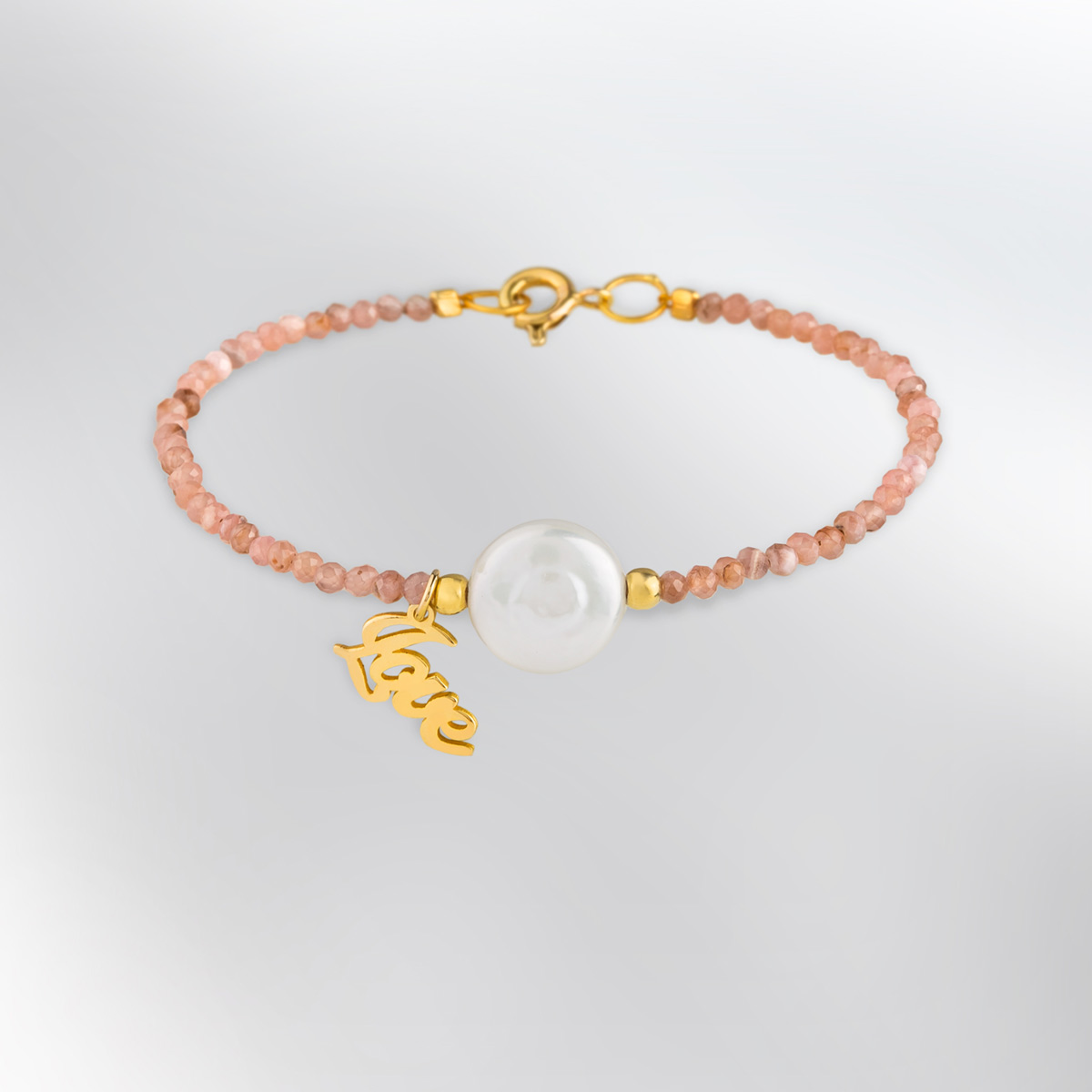 دستبند سنگی  کد BT066