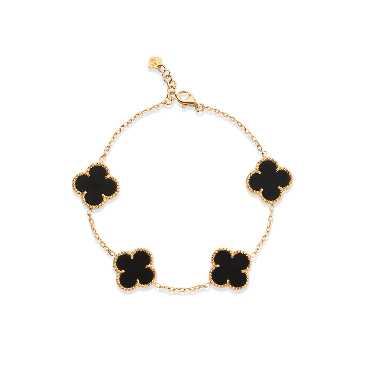 دستبند زنجير طلا  کد BM387