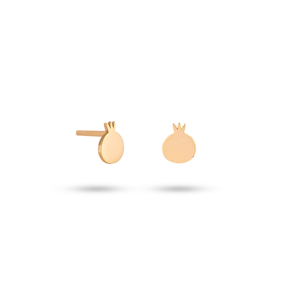 گوشواره گوشواره میخی طلا طرح انار کد EM379