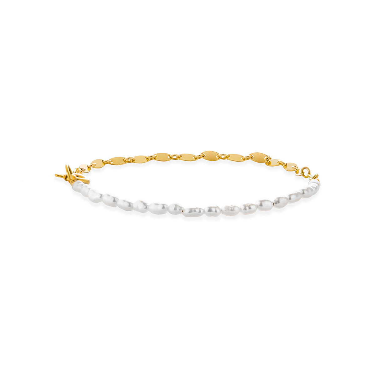 دستبند زنجير طلا  کد BT080