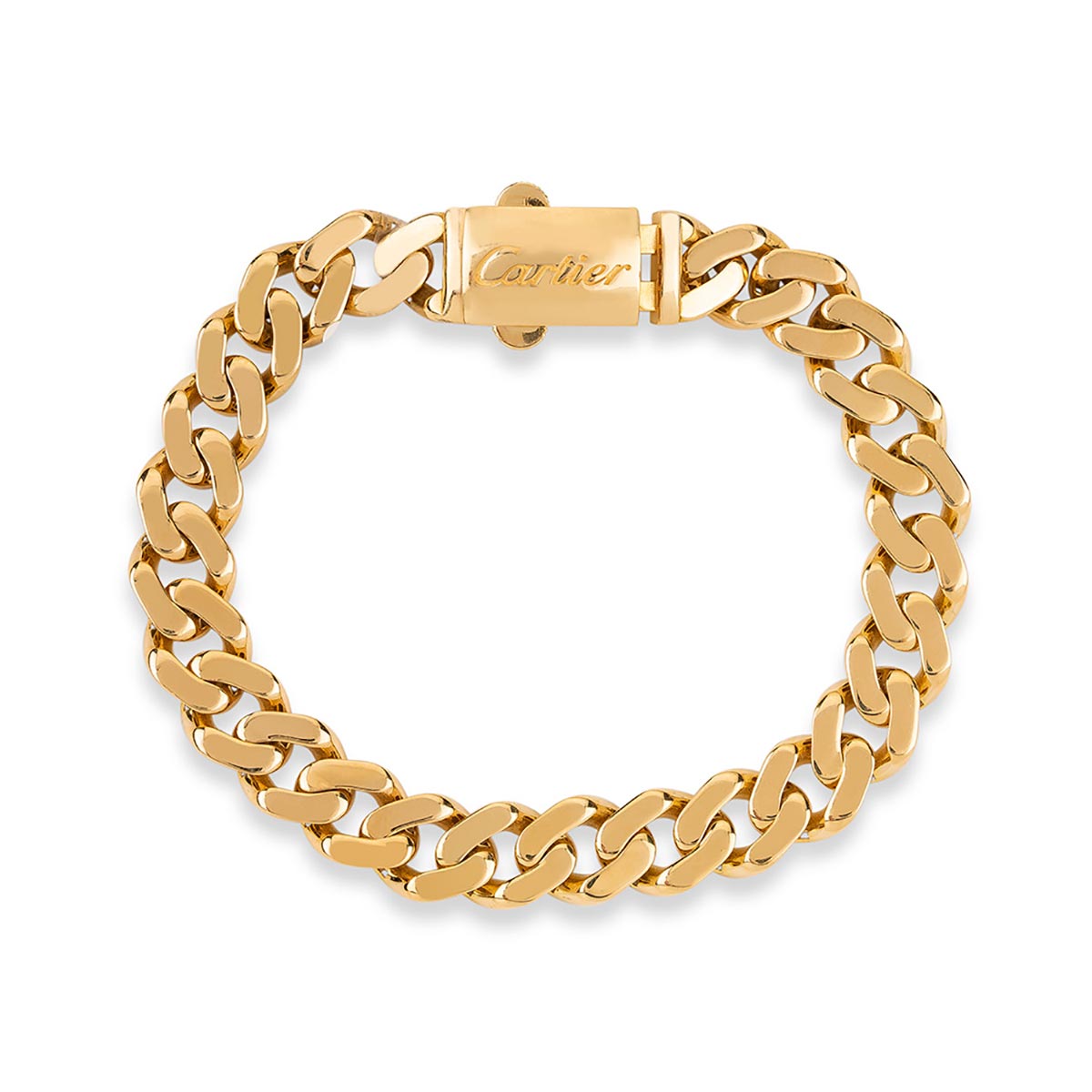 دستبند زنجير طلا  کد BM410