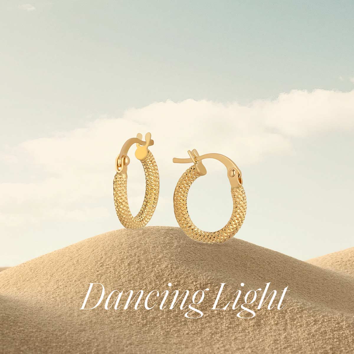 گوشواره گوشواره حلقه ای طلا طرح ماری کوچک کد EMR160