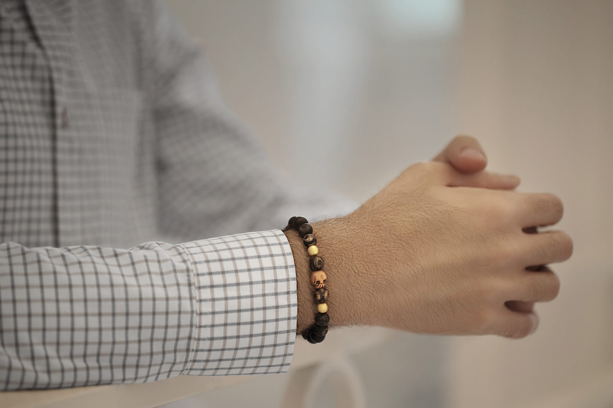 دستبند سنگی  کد BSH052