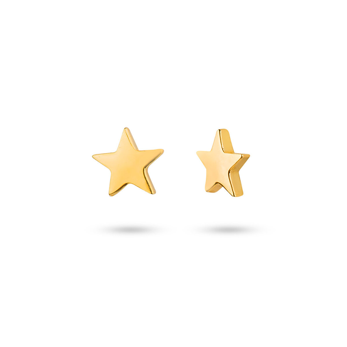 گوشواره گوشواره میخی طلا طرح ستاره ریز کد EM321