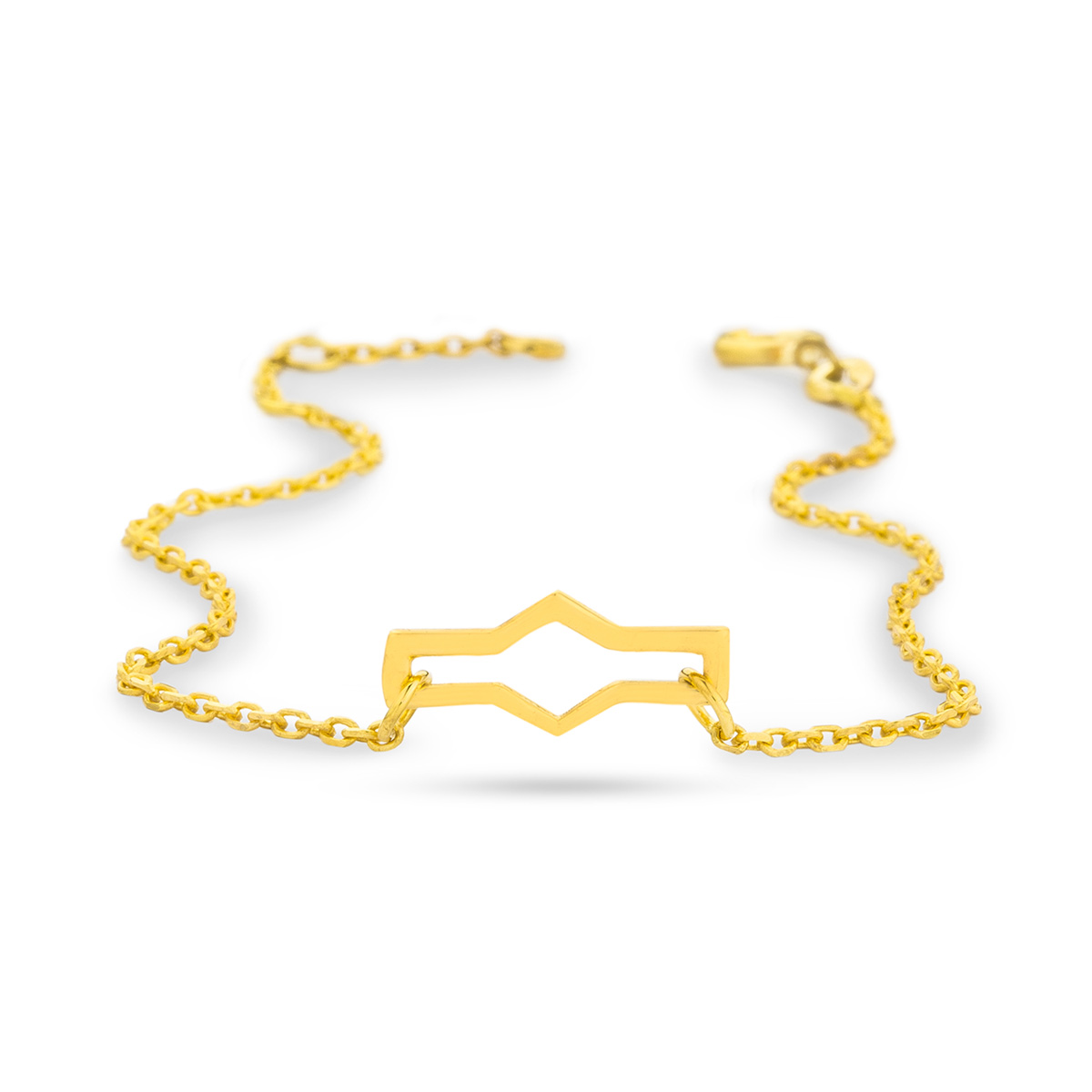 دستبند زنجير طلا  کد BMH038
