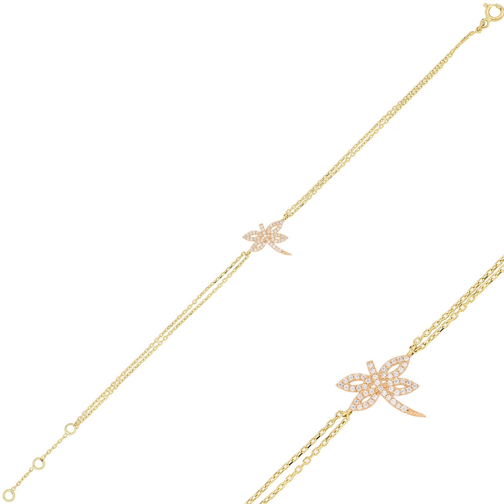 دستبند زنجير طلا  کد RSB-1486