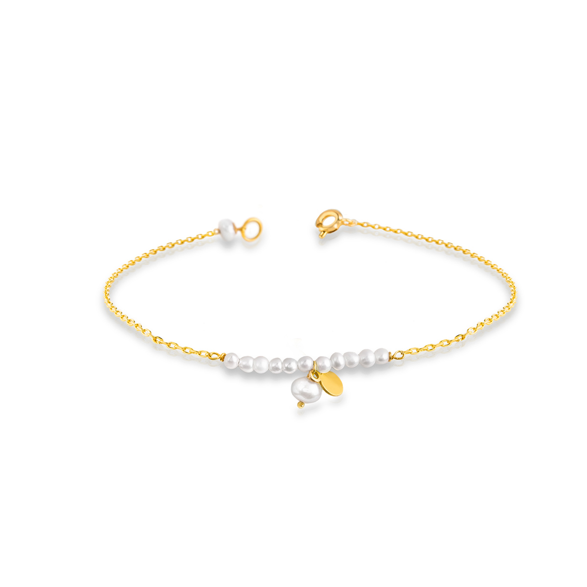 دستبند زنجير طلا  کد BT071