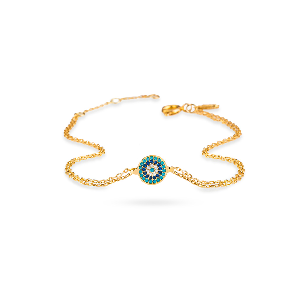 دستبند زنجير طلا  کد RSB-1000