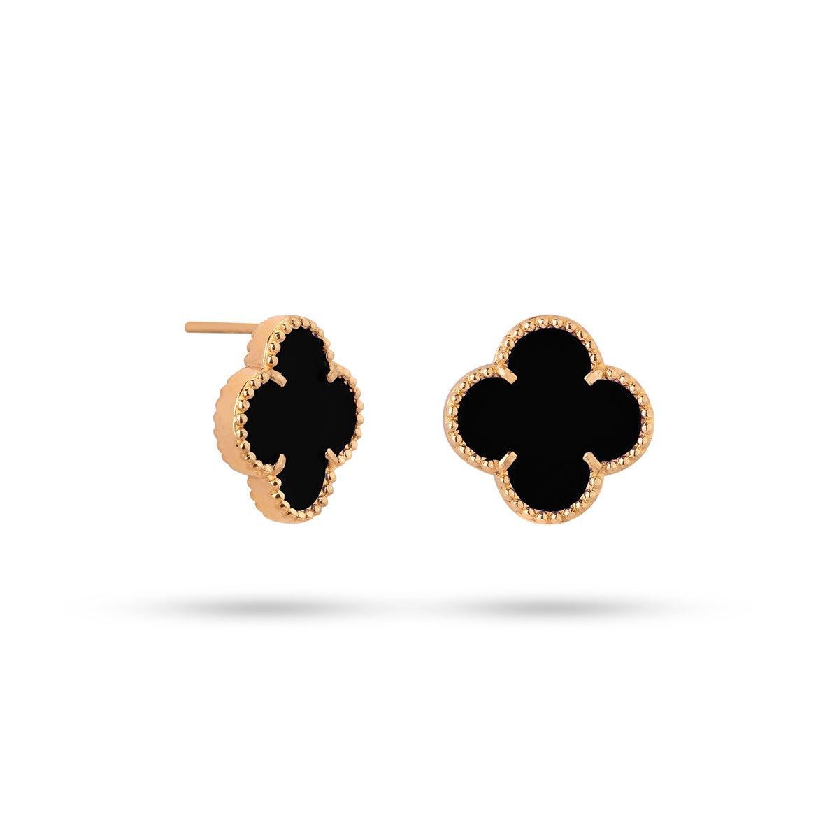 گوشواره ونکلیف مشکی کد EMR172