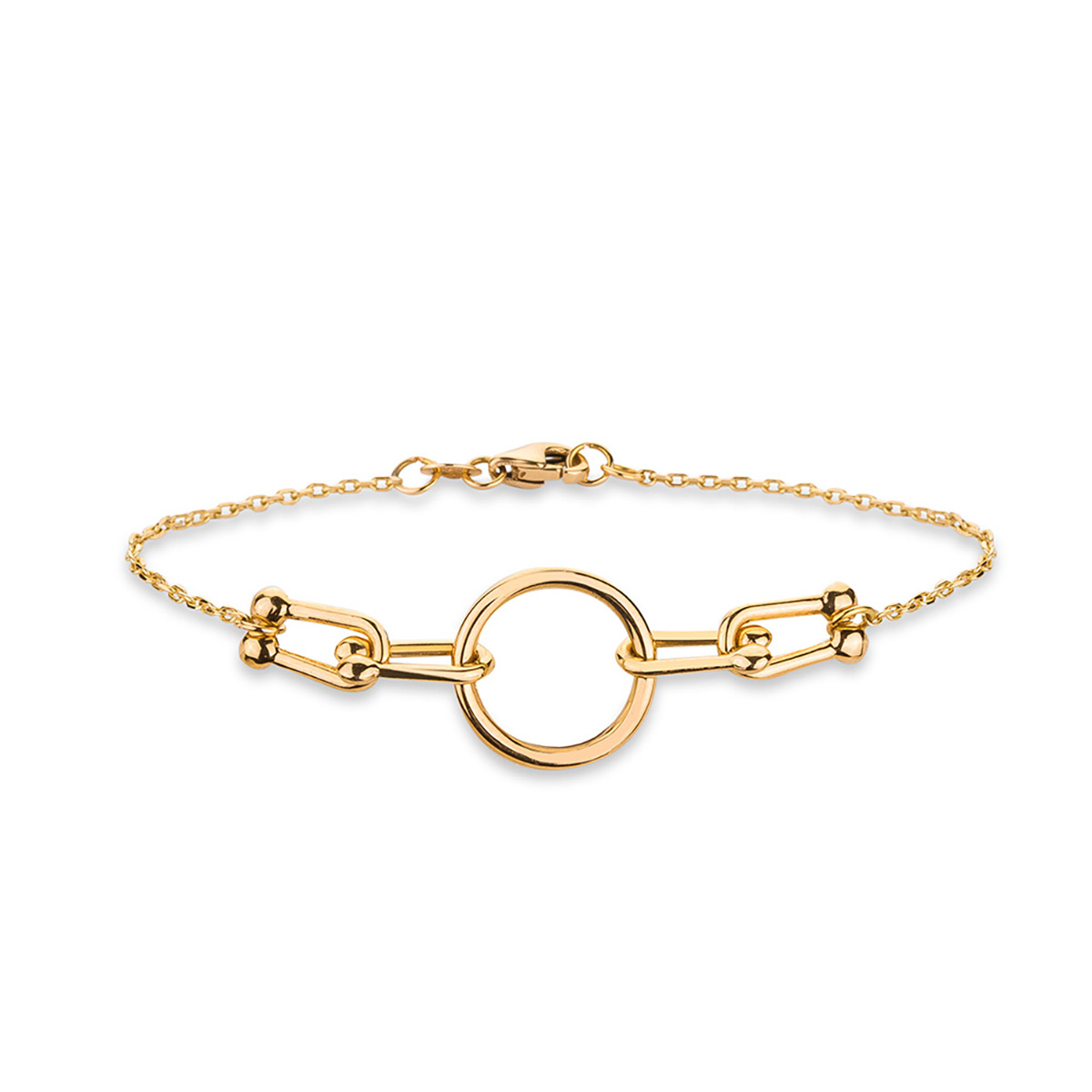 دستبند زنجير طلا  کد BMOH047