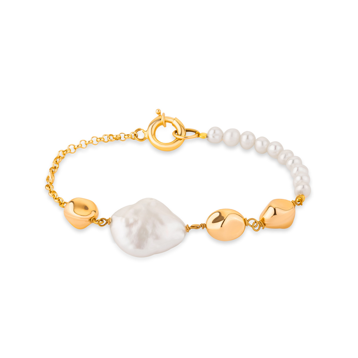 دستبند زنجير طلا  کد BT116