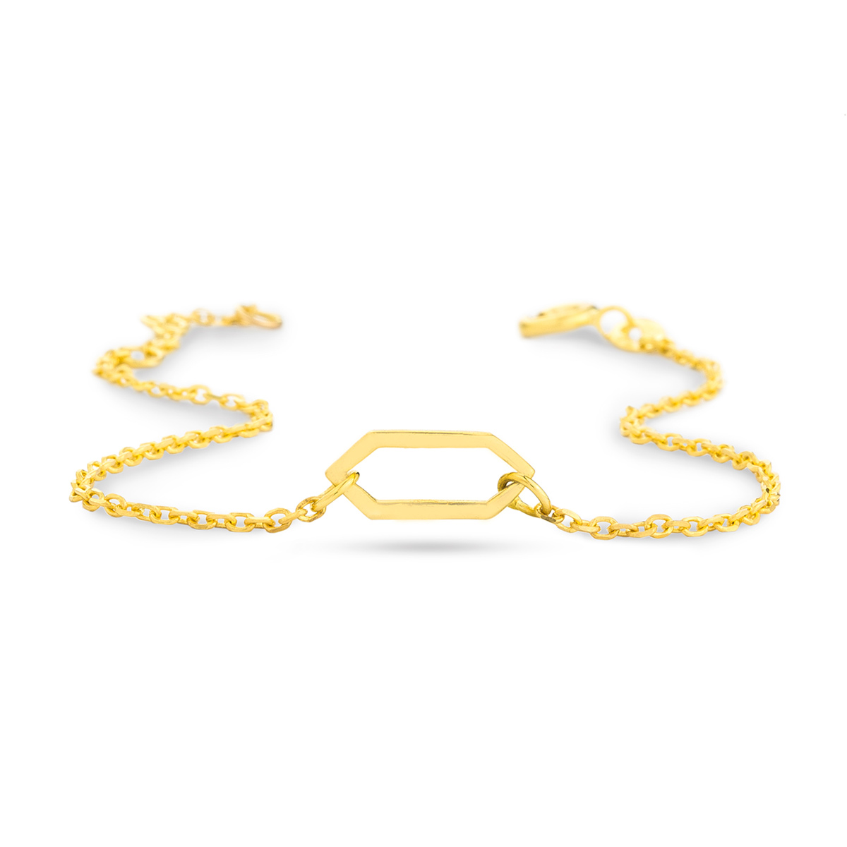 دستبند زنجير طلا  کد BMH036