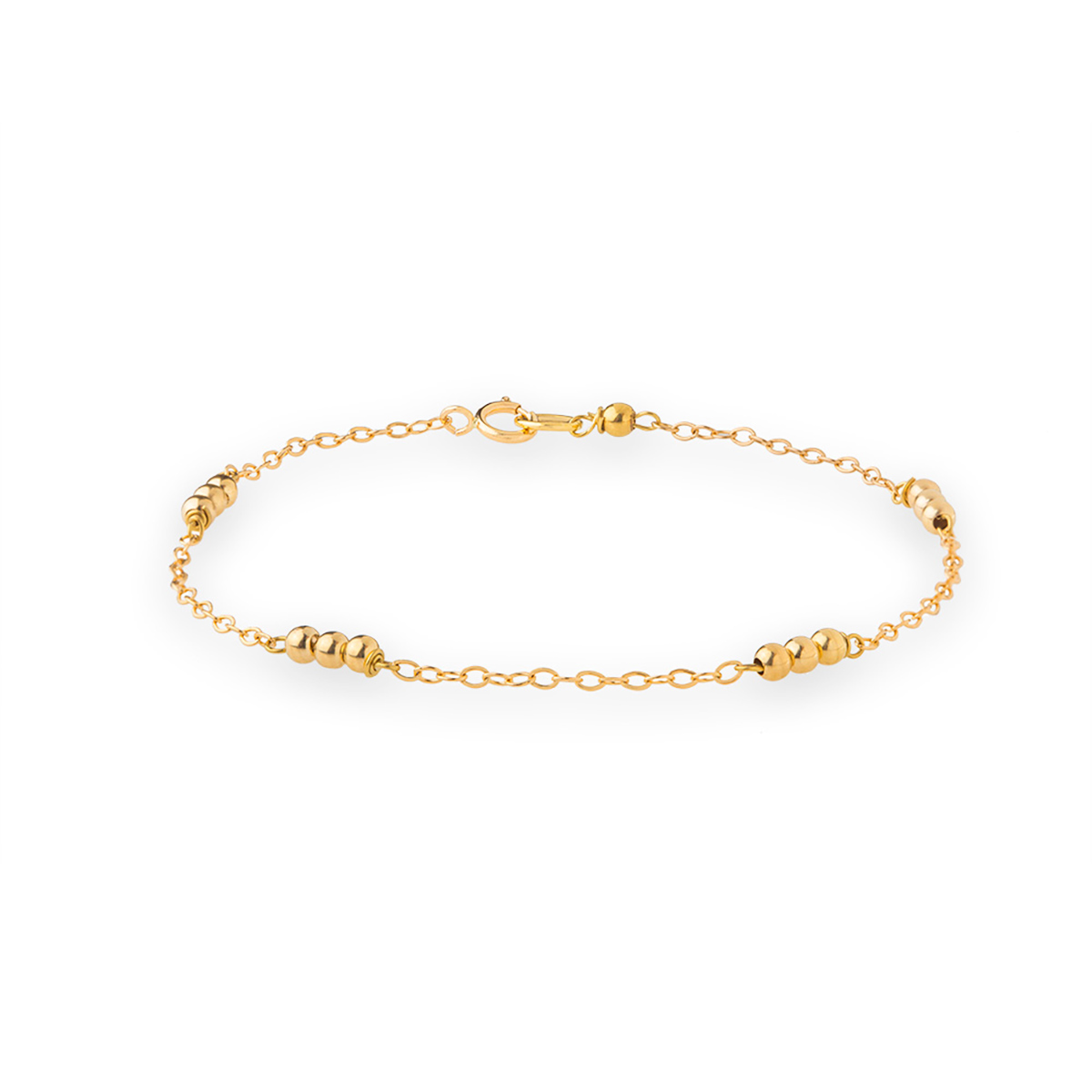 دستبند زنجير طلا  کد BT083