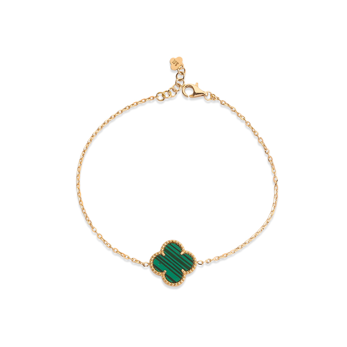 دستبند زنجير طلا  کد BMR257