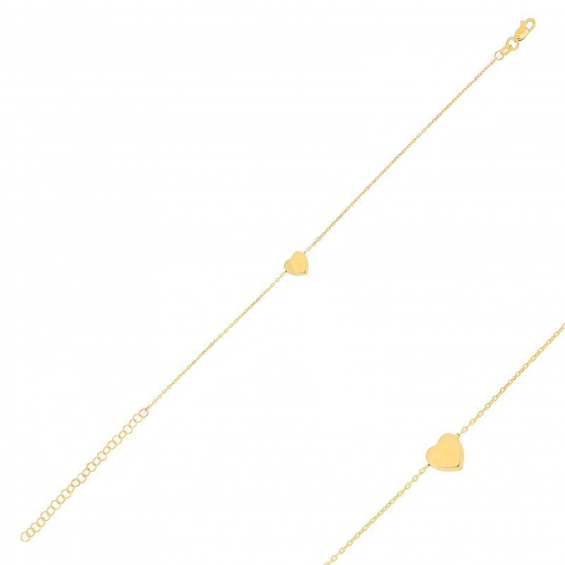 دستبند زنجير طلا  کد RSB-1461