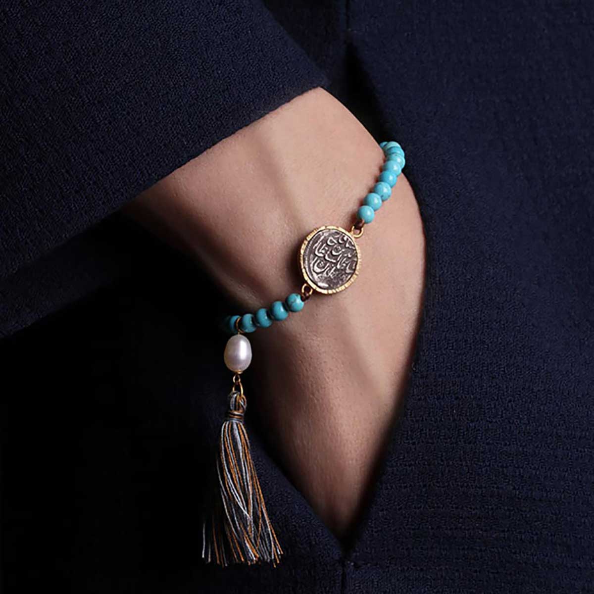 دستبند سنگی  کد BSH012