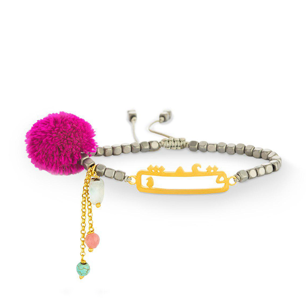 دستبند سنگی  کد BSH031