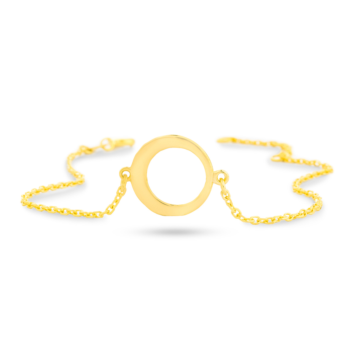 دستبند زنجير طلا  کد BMH030