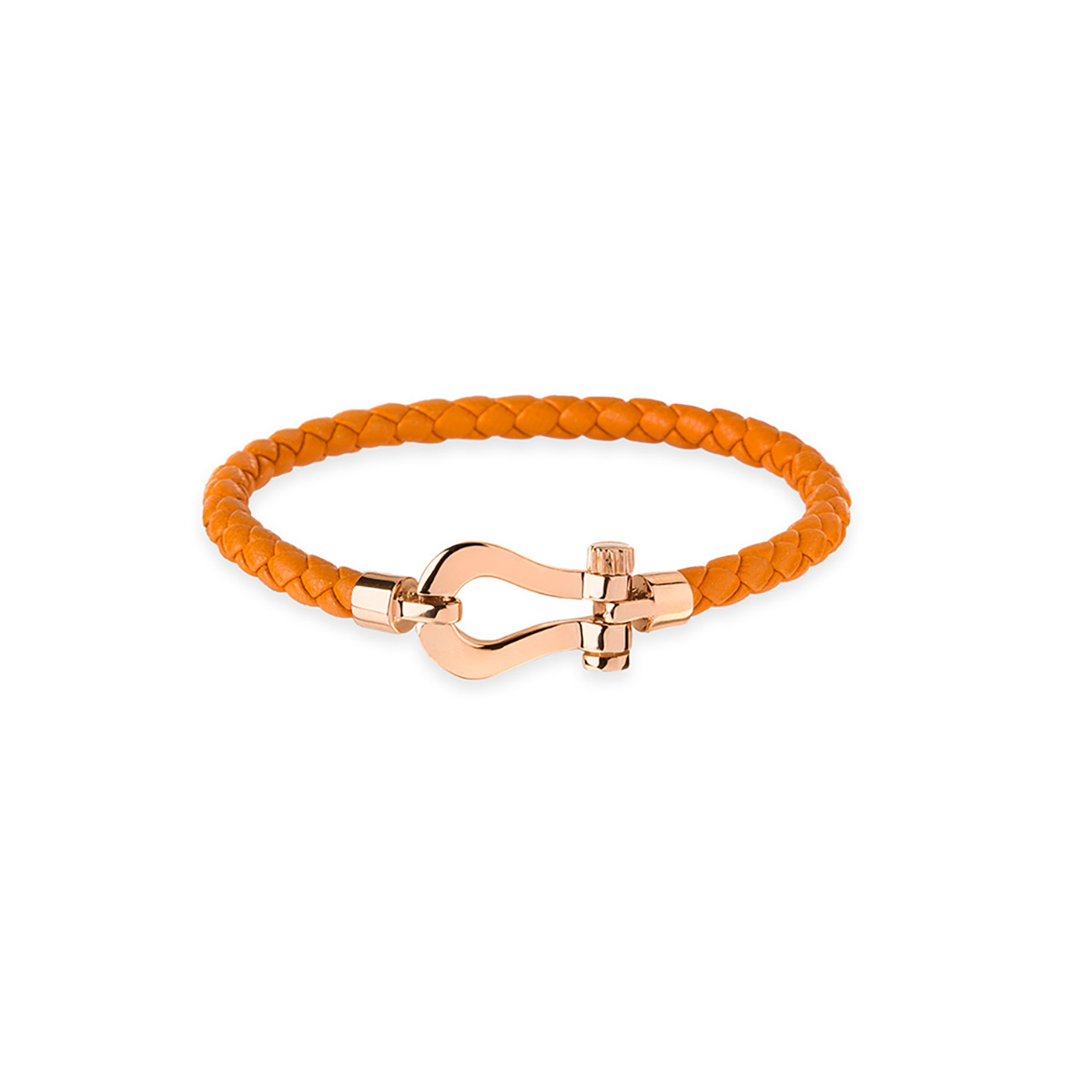 دستبند چرم و طلا  کد BMR041-2