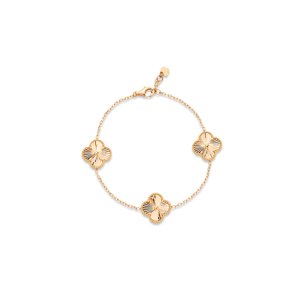 دستبند زنجير طلا  کد BM382