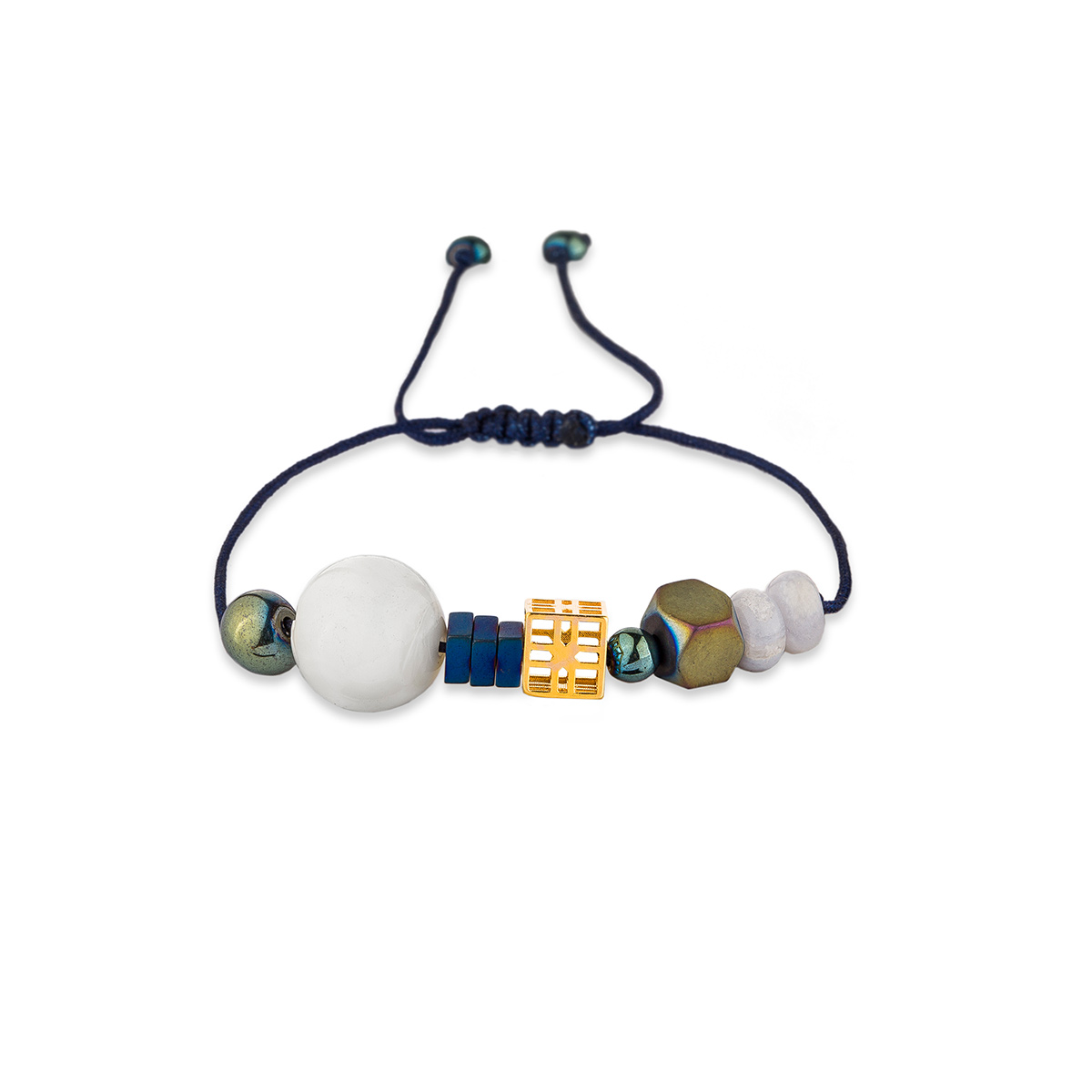 دستبند سنگی  کد BSH075