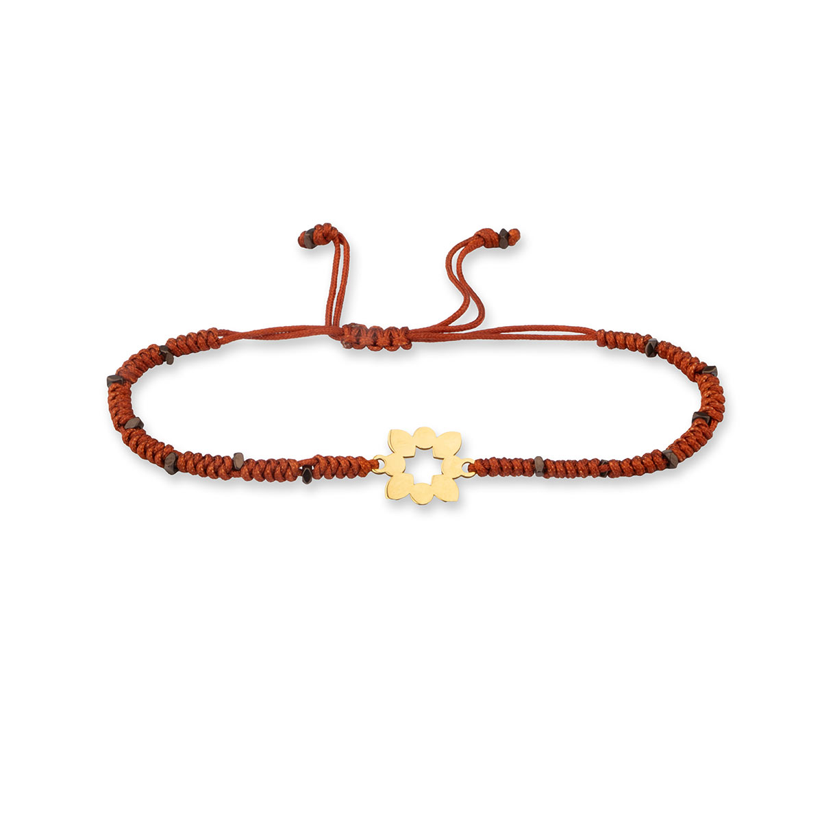 دستبند سنگی گل لیزری کد LMB105