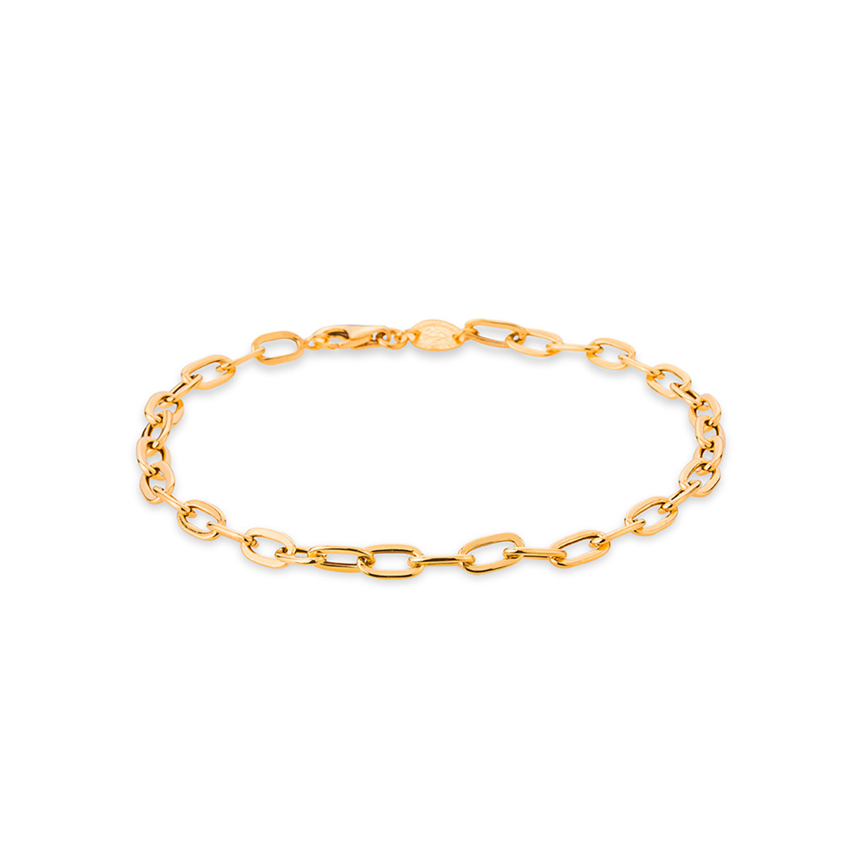 دستبند زنجير طلا  کد OB005