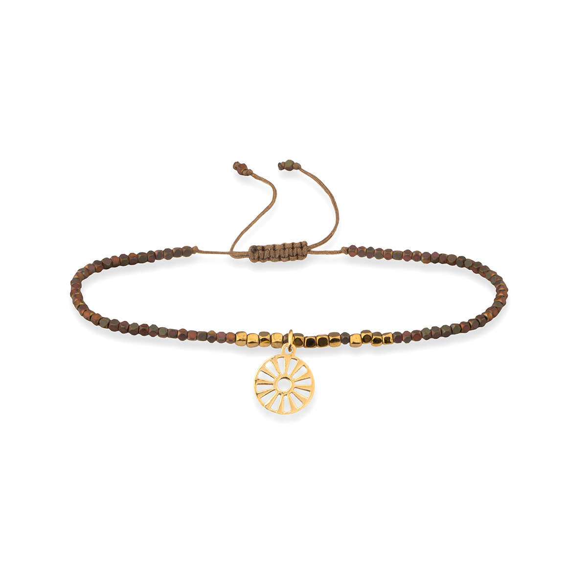 دستبند سنگی چرخ لیزری کد LMB069