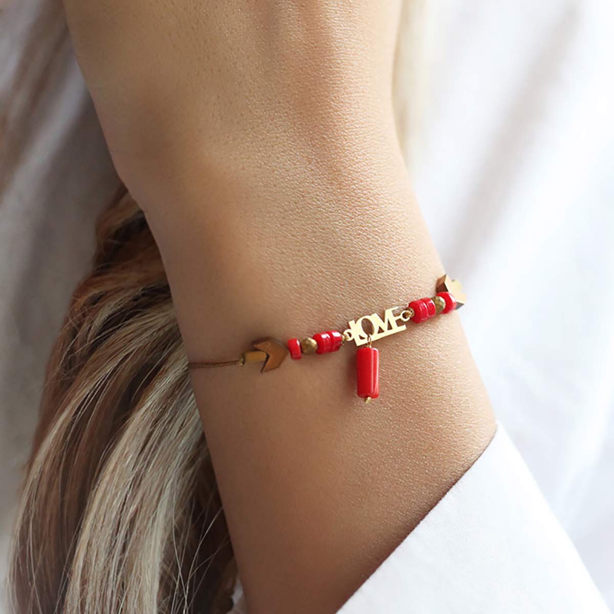 دستبند سنگی  کد BSH128