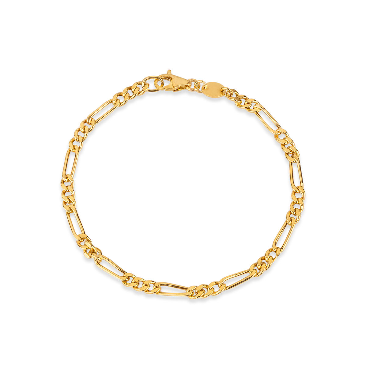 دستبند زنجير طلا  کد BMR283