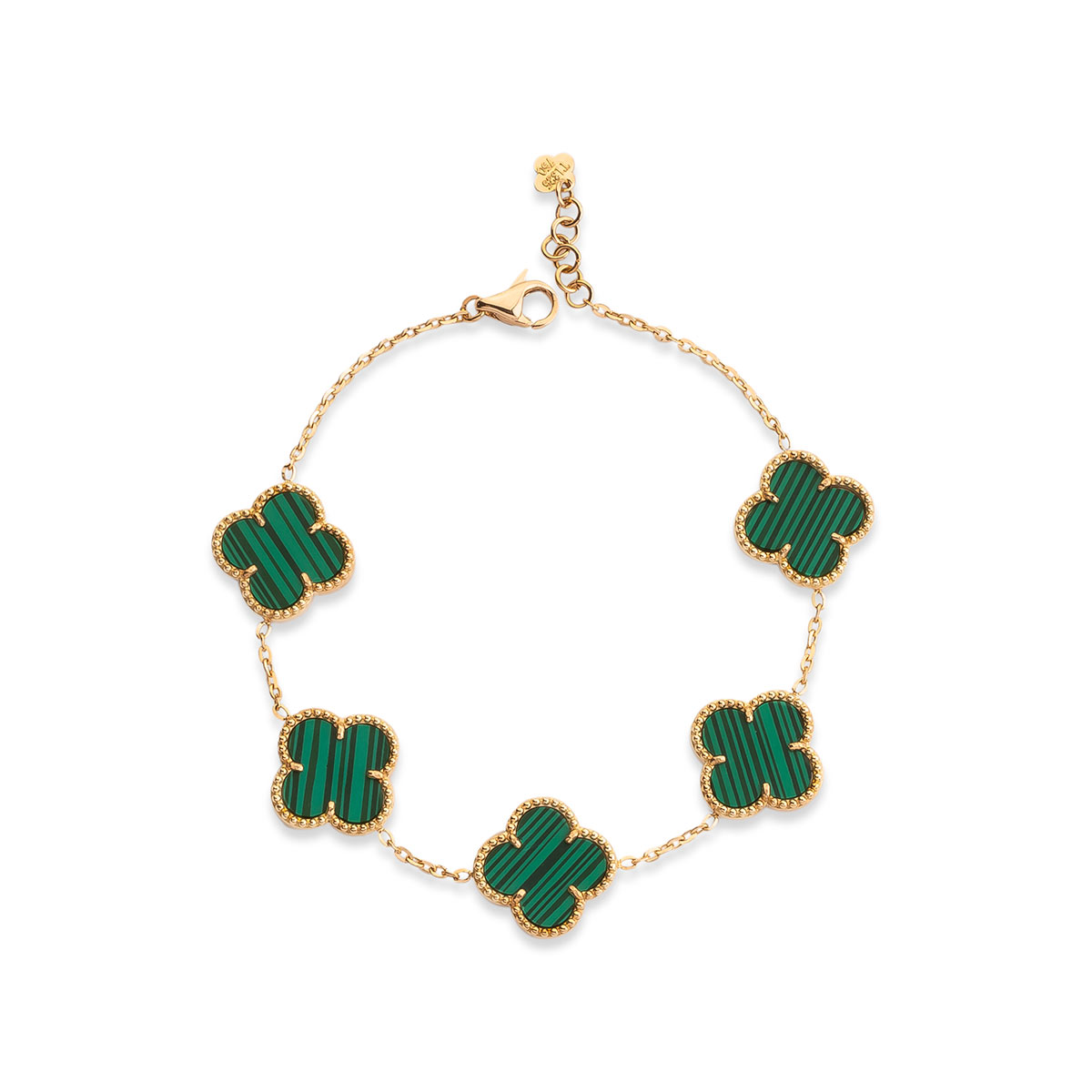 دستبند زنجير طلا  کد BMR262