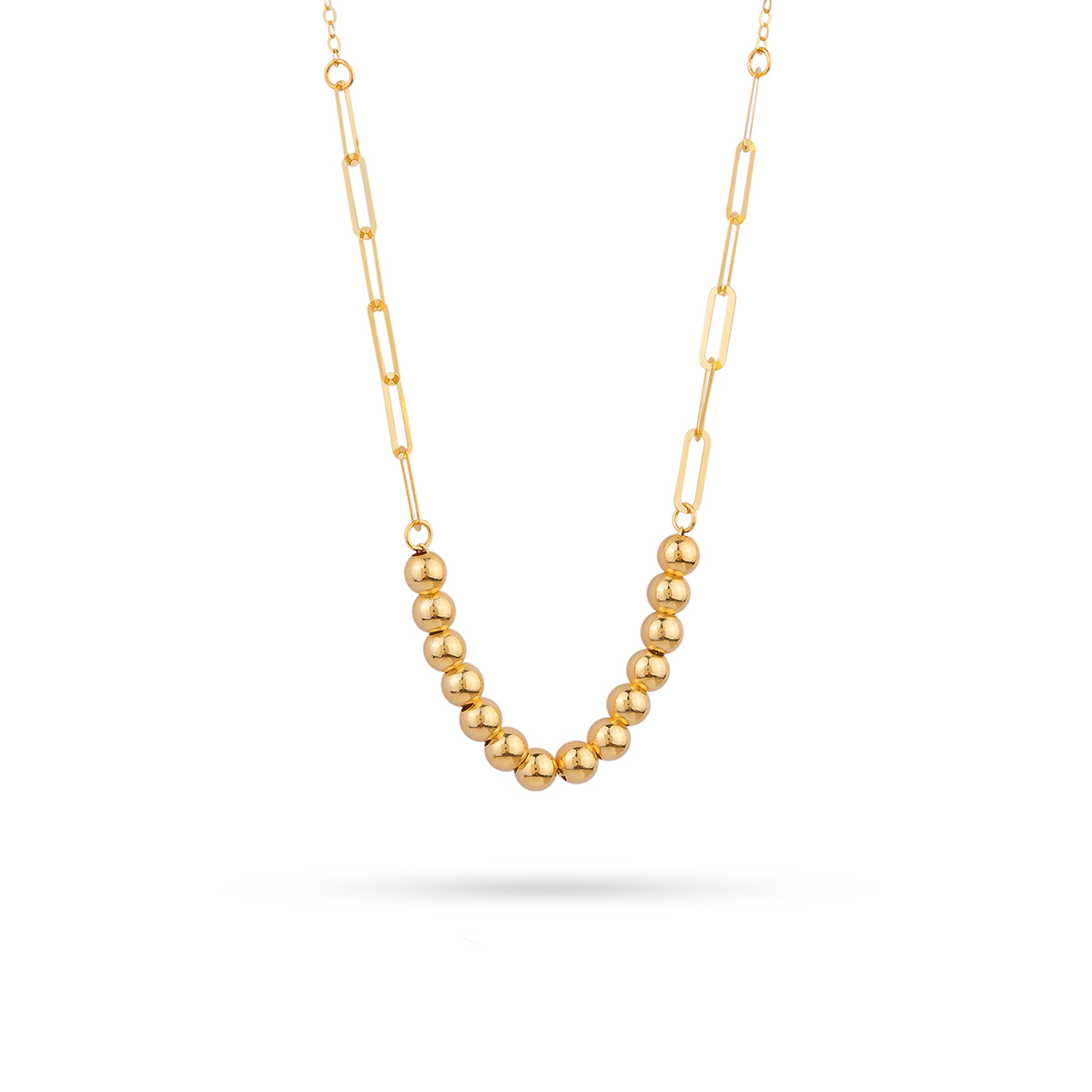 گردنبند چهارده گوی هرمس کد NMR524