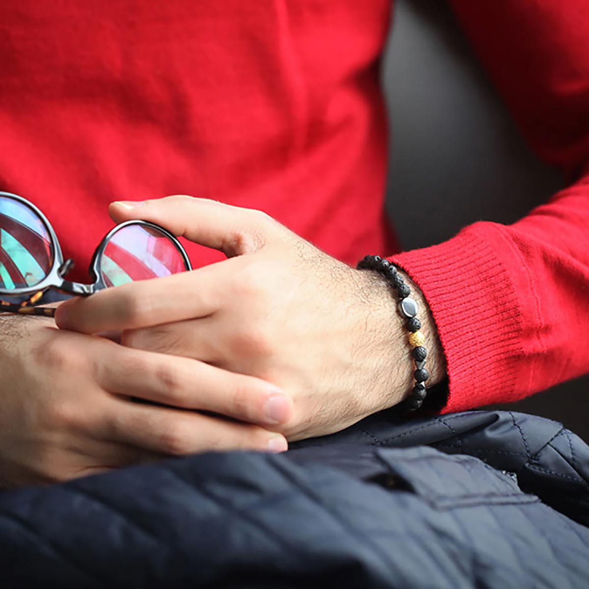 دستبند سنگی  کد BSH119