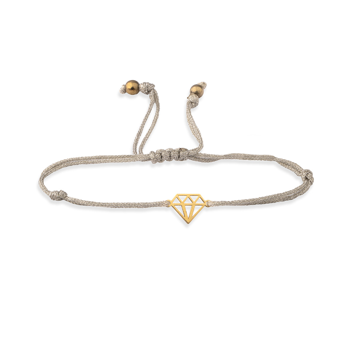 دستبند نخی الماس لیزری کد LMB114