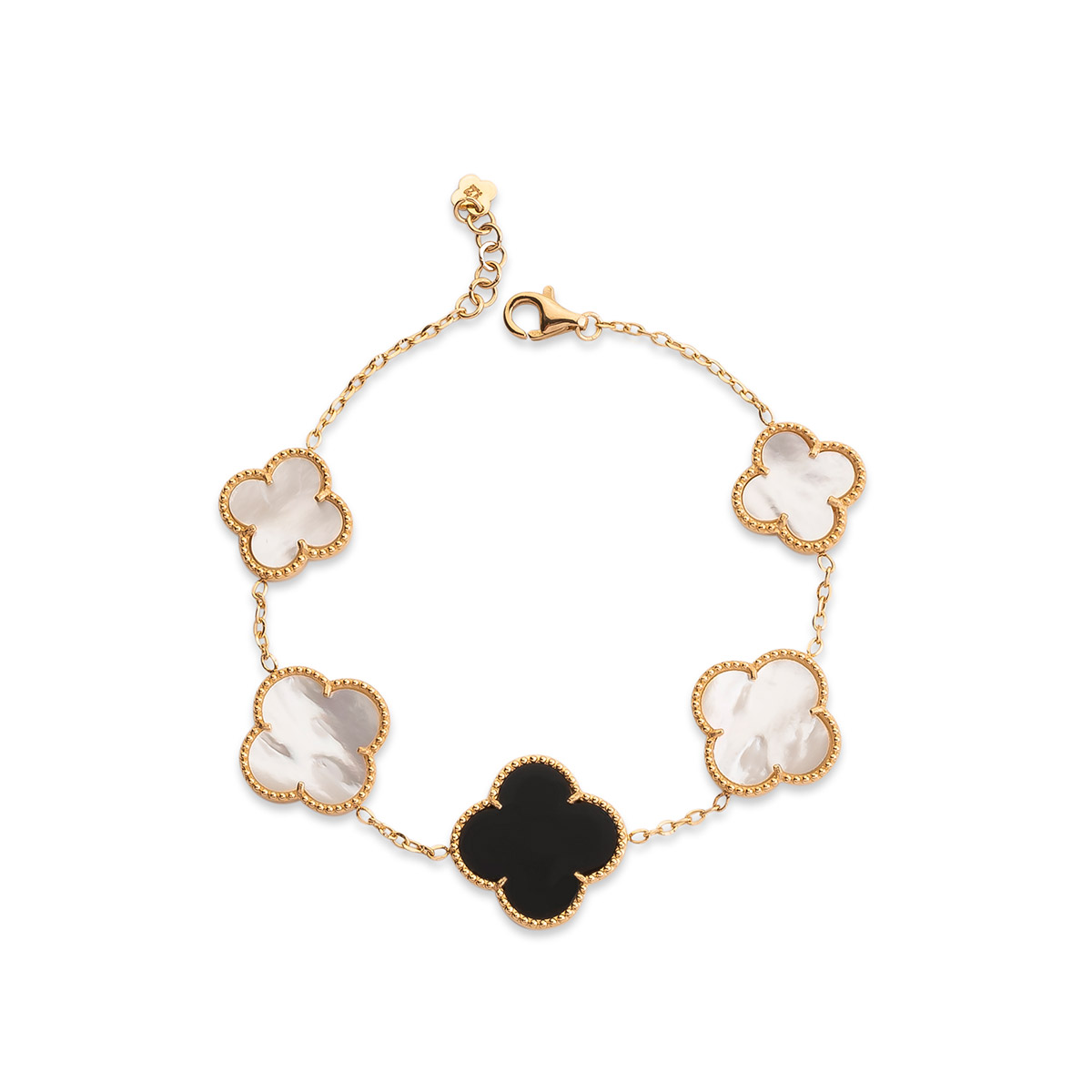 دستبند زنجير طلا  کد BM384