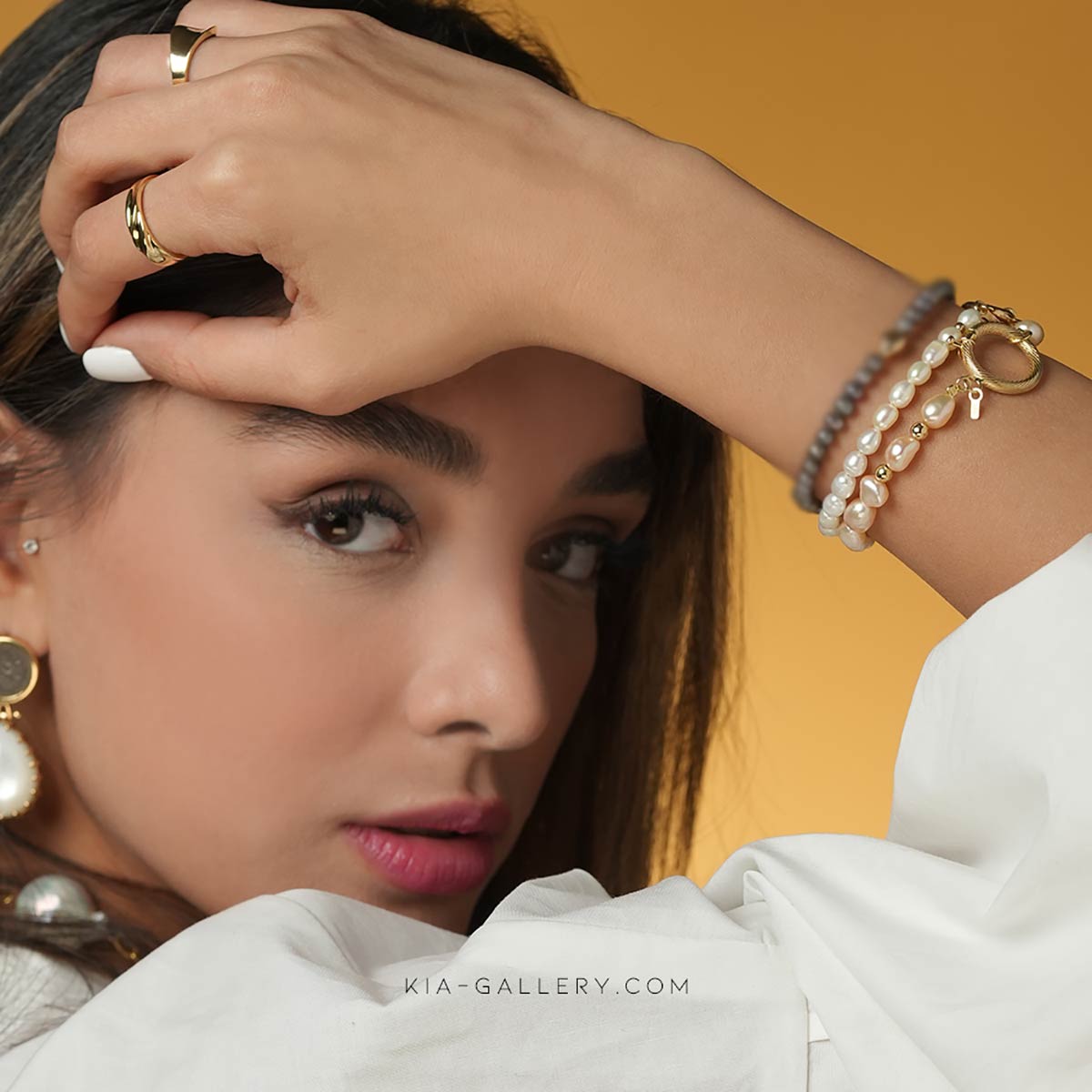 دستبند سنگی  کد BT140