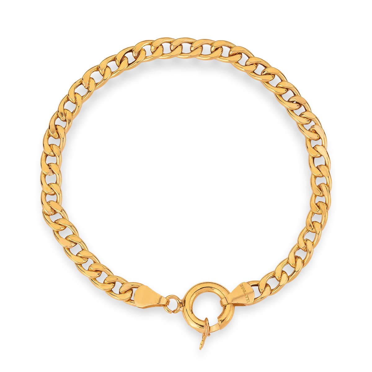 دستبند زنجير طلا  کد BMR363