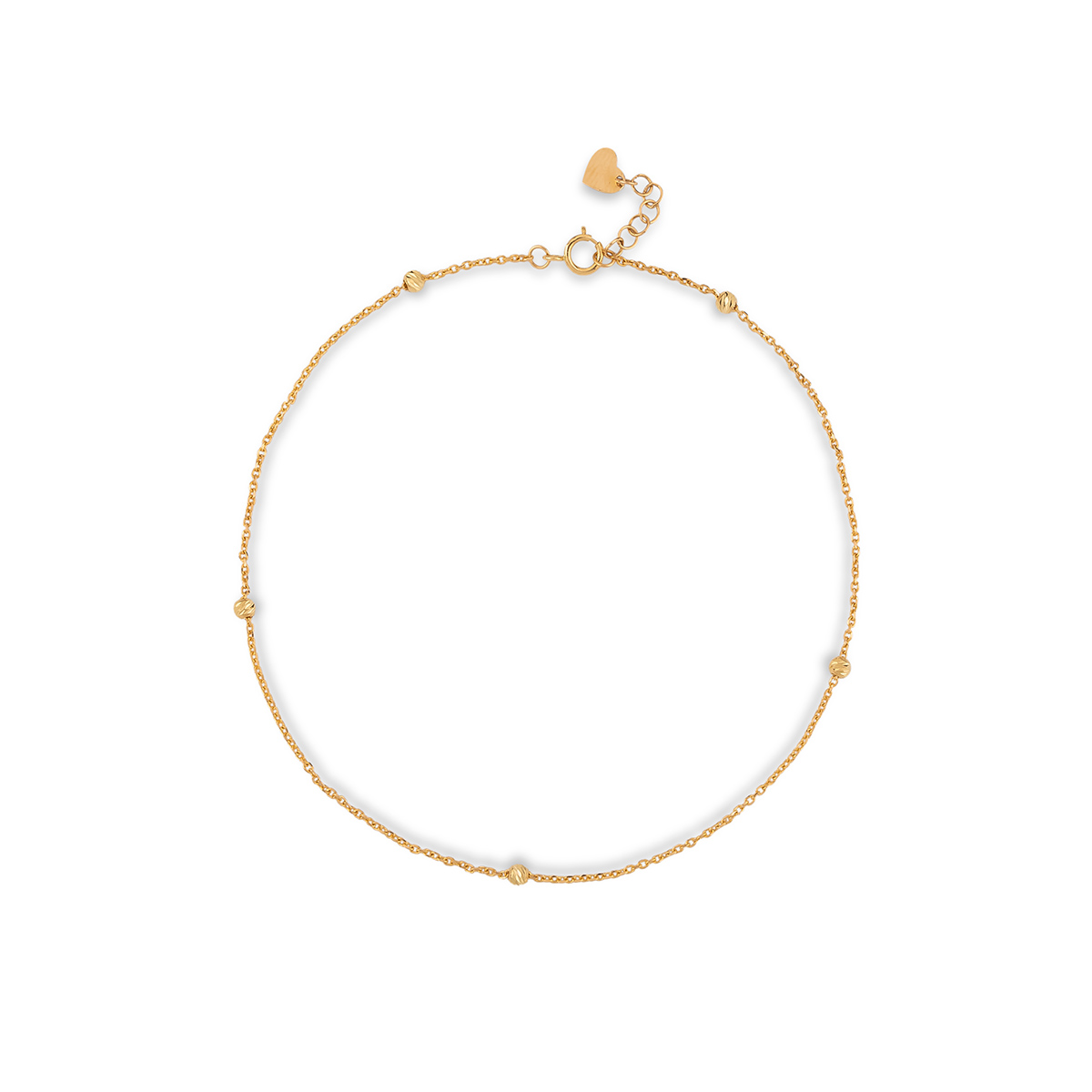 دستبند زنجير طلا  کد BMR508