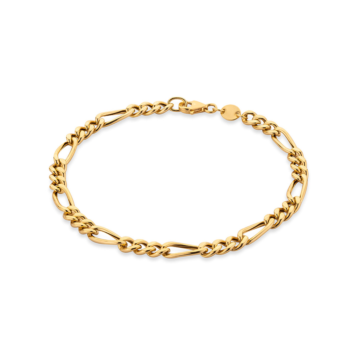 دستبند زنجير طلا  کد BMR203