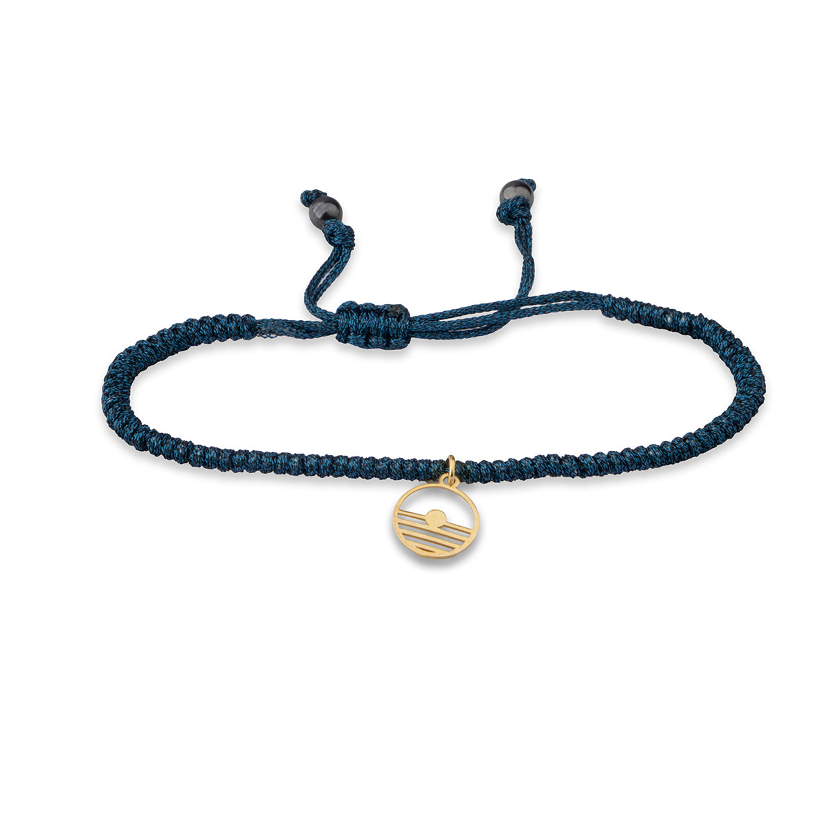 دستبند سنگی دایره خط لیزری کد LMB102