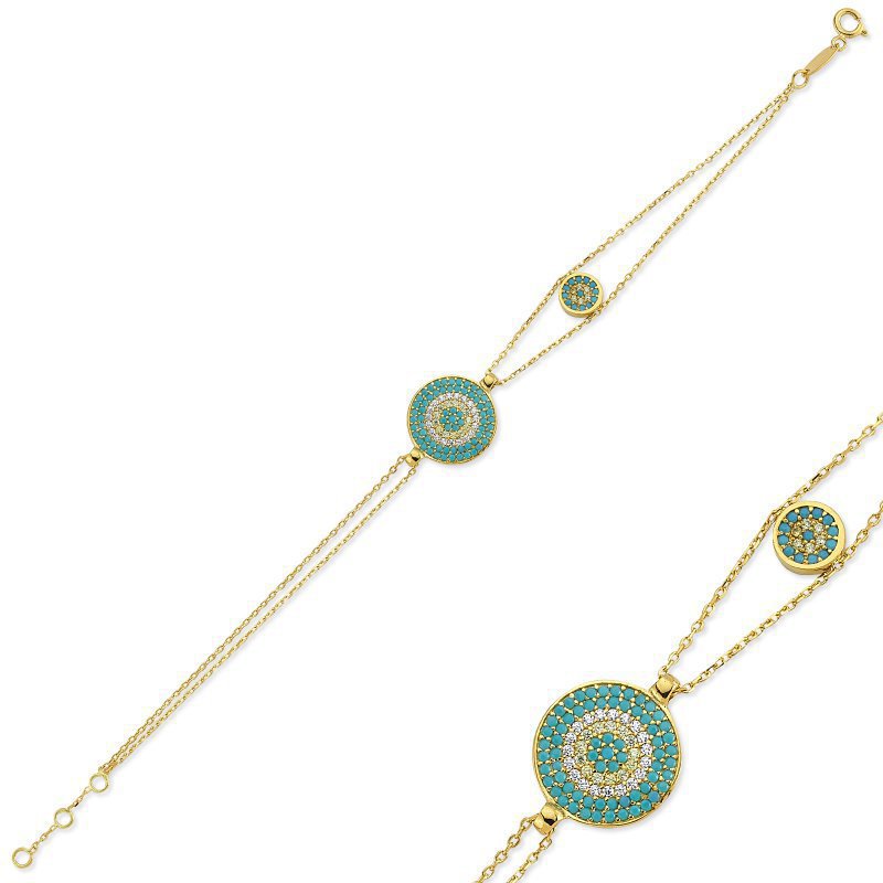 دستبند زنجير طلا  کد RS-200