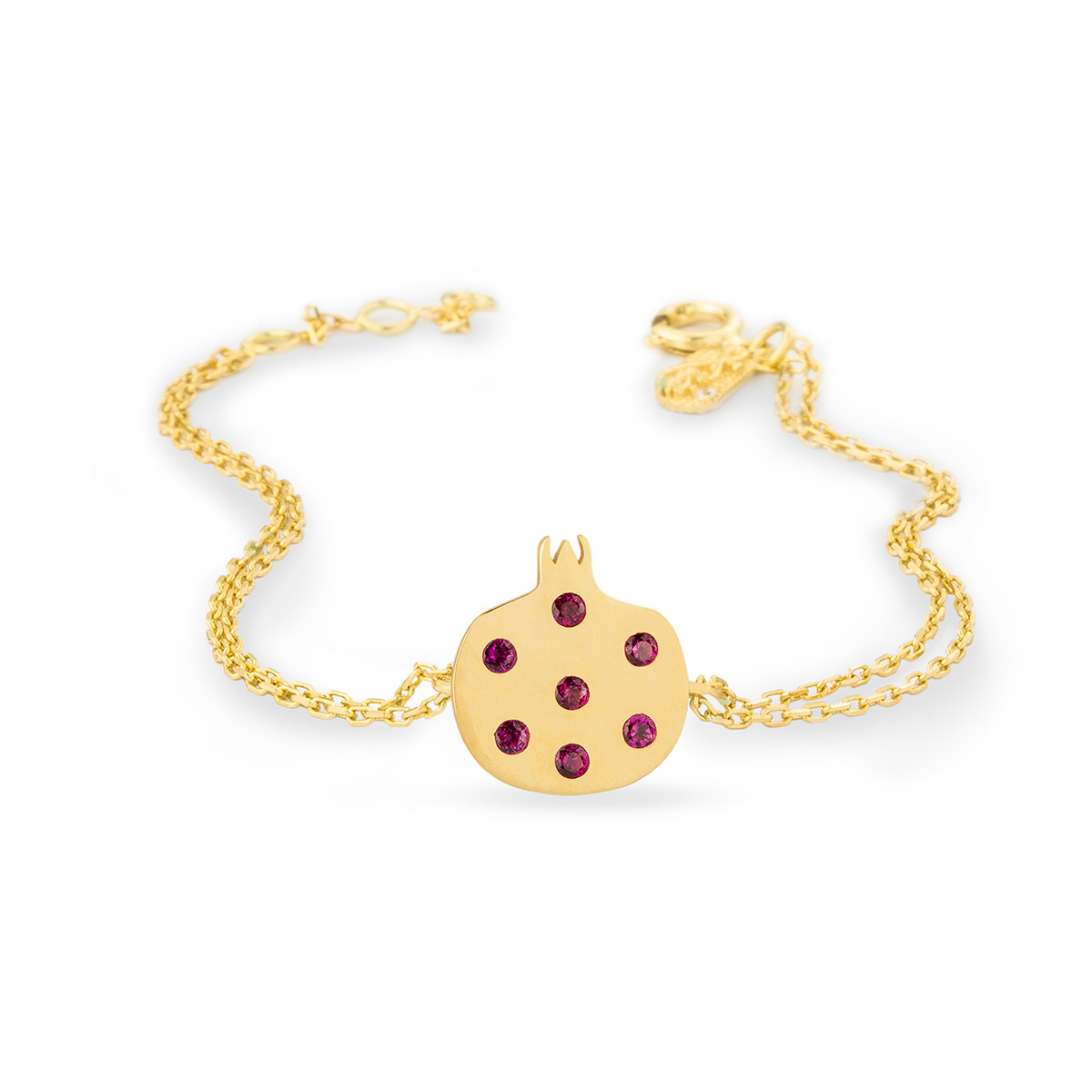 دستبند زنجير طلا  کد RSB-1023