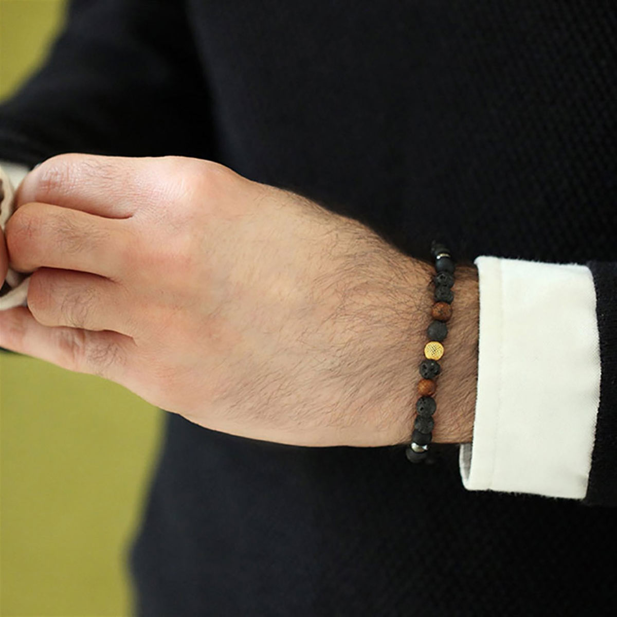 دستبند سنگی  کد BSH045