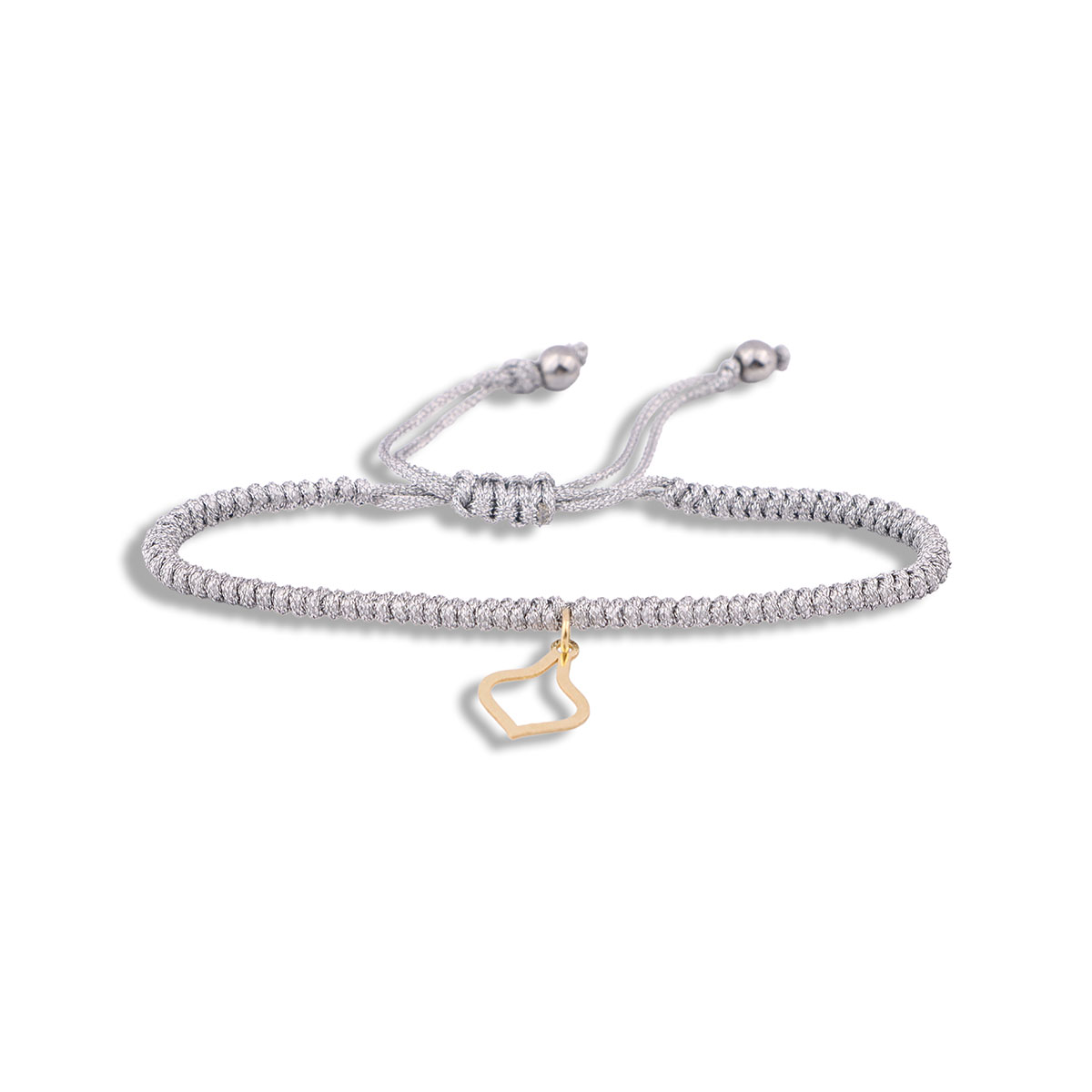 دستبند سنگی بیضی تو خالی کد LMB048