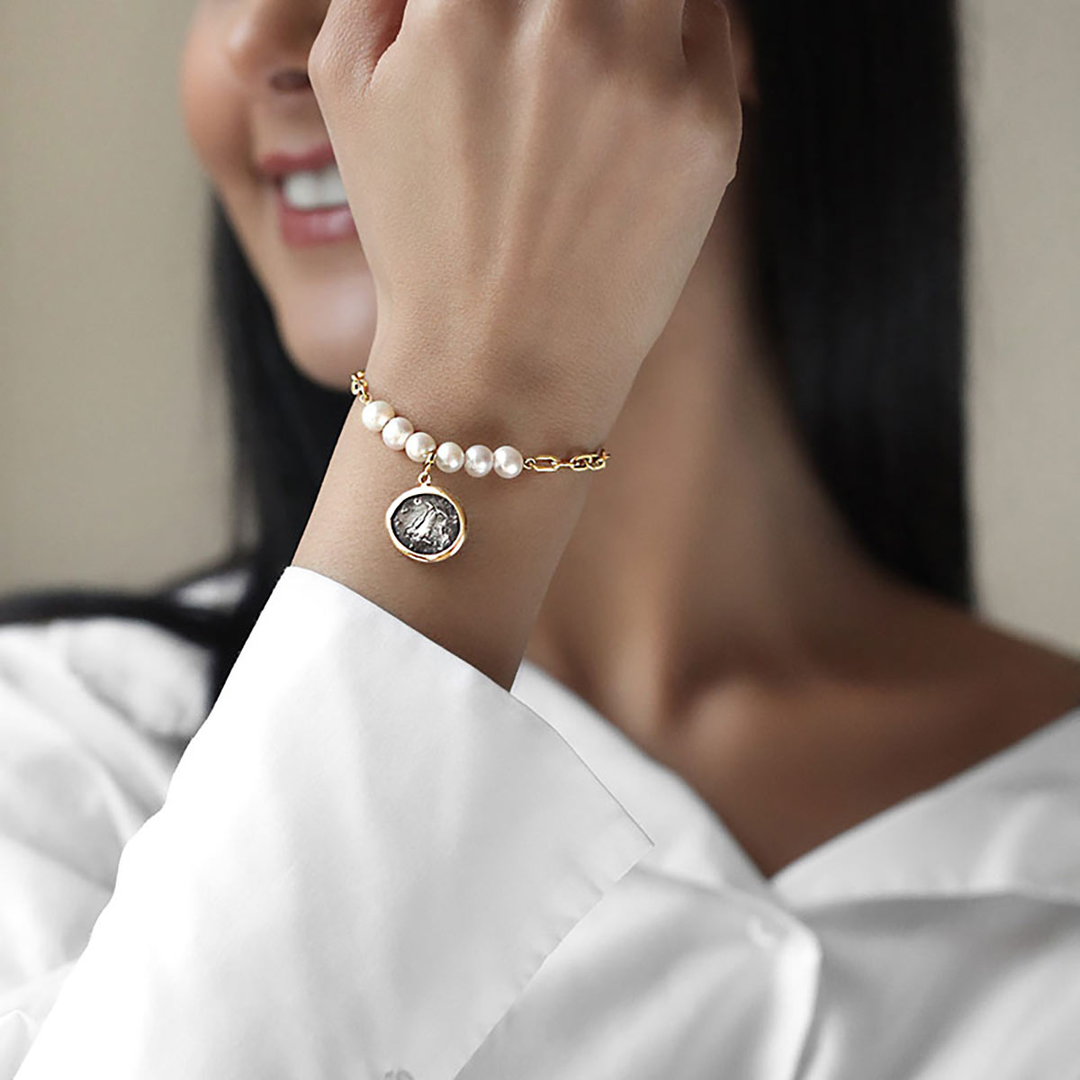 دستبند زنجير طلا  کد BT093