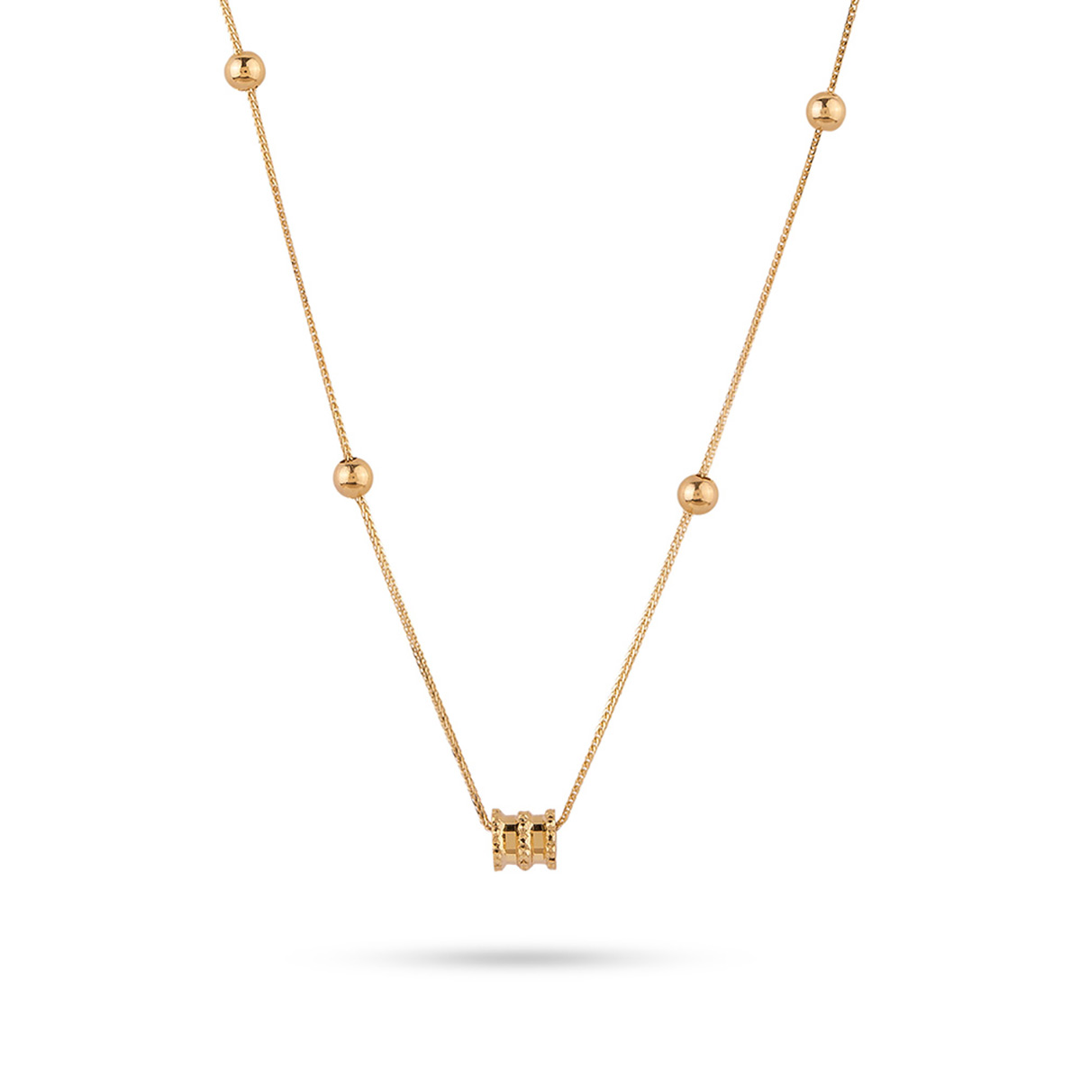 گردنبند چهار گوی استوانه کد NMR507