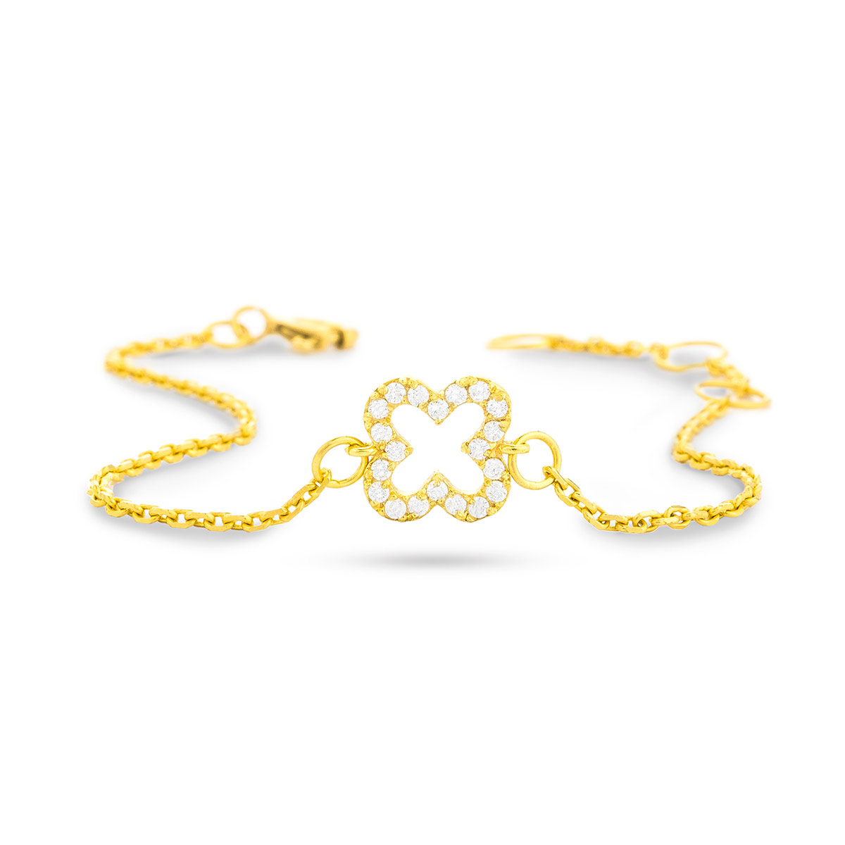 دستبند زنجير طلا  کد BM144